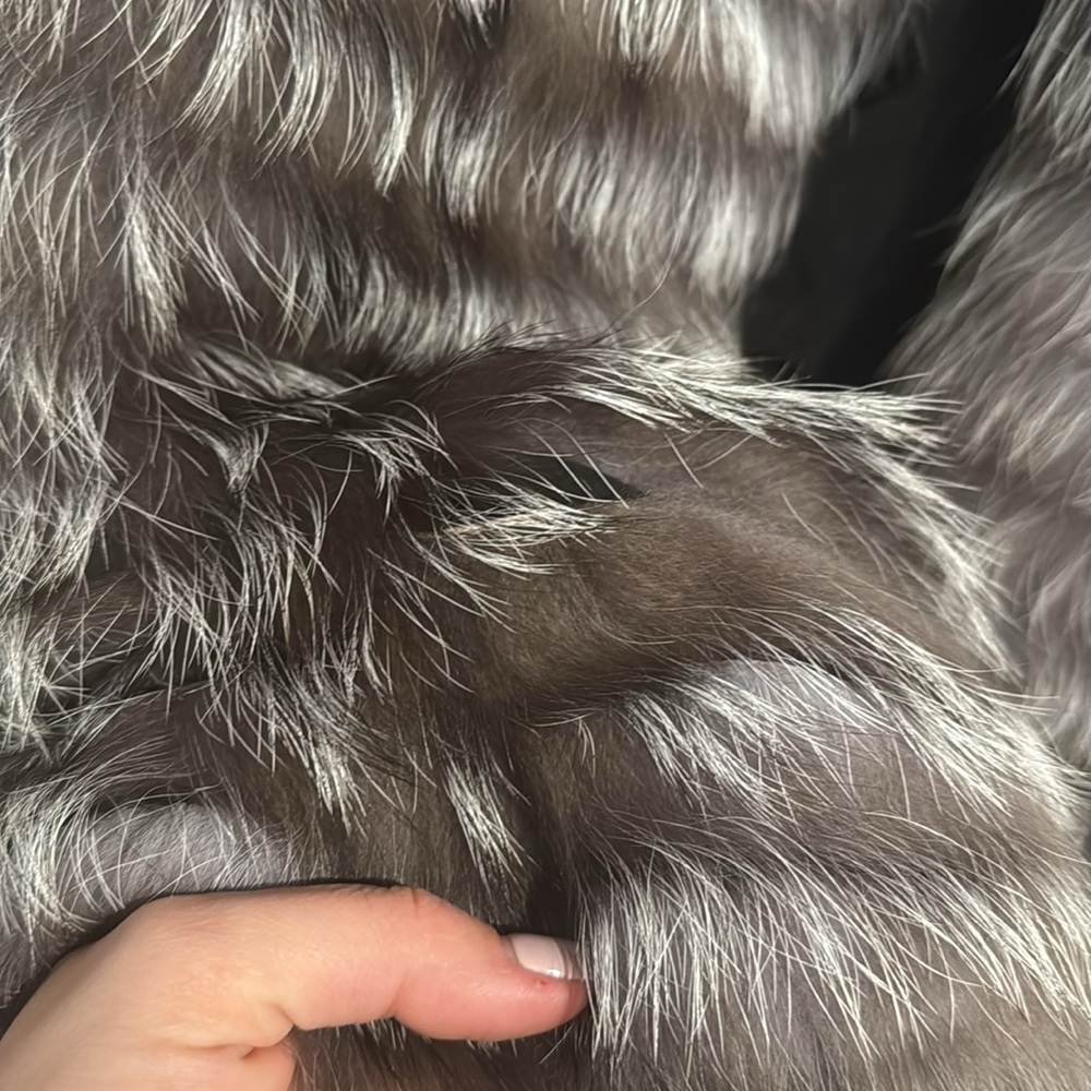 Genuine Rabbit fur coat - Picture 4 of 5
